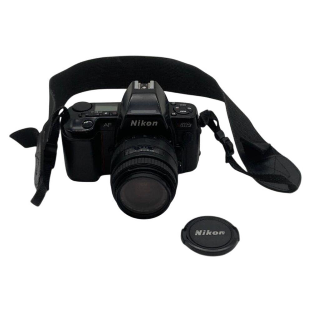 Nikon VINTAGE 1991 N8008S Black Camera- SIGMA 28-70 mm Lens & Strap Discontinued